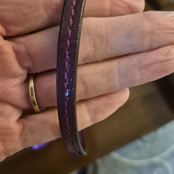 Coach Wristlet Purple and Pink Signature Jacquard 8 X 5